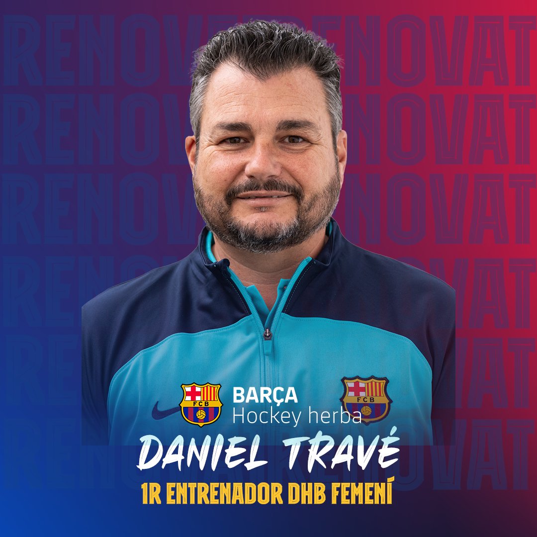 🔵🔴🤝𝓓𝓪𝓷𝓲𝓮𝓵 𝓣𝓻𝓪𝓿é 𝓼𝓮𝓻à 𝓵'𝓮𝓷𝓽𝓻𝓮𝓷𝓪𝓭𝓸𝓻 𝓭𝓮 𝓵'𝓮𝓺𝓾𝓲𝓹 𝓭𝓮 𝓓𝓲𝓿𝓲𝓼𝓲ó 𝓗𝓸𝓷𝓸𝓻 𝓑 𝓕𝓮𝓶𝓮𝓷í

👏Després de 2 temporades com a entrenador de l'equip filial i ajudant del 1r equip, el tècnic de la casa torna a liderar el projecte de la línia femenina