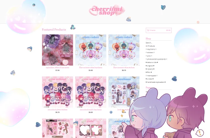 [ RTs appreciated  my international st0re is still open!updated in stocks for the ffxiv and chainsaw man keychains! lots of original merch are still available too  please check out my st0re if you're interested!  