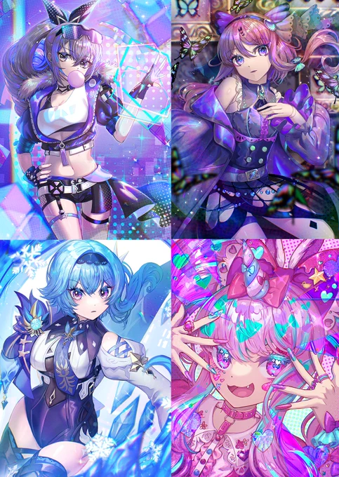 #個人依頼OKなイラストレーター素敵なタグに参加させていただきます!構造飾と申します。煌びやかな雰囲気や彩度が高めのイラストが特に得意です。キャラデザ、MVイラストなどとにかく色々なことにチャレンジしていきたいです!!まずはお気軽にご相談ください。HP▼ 