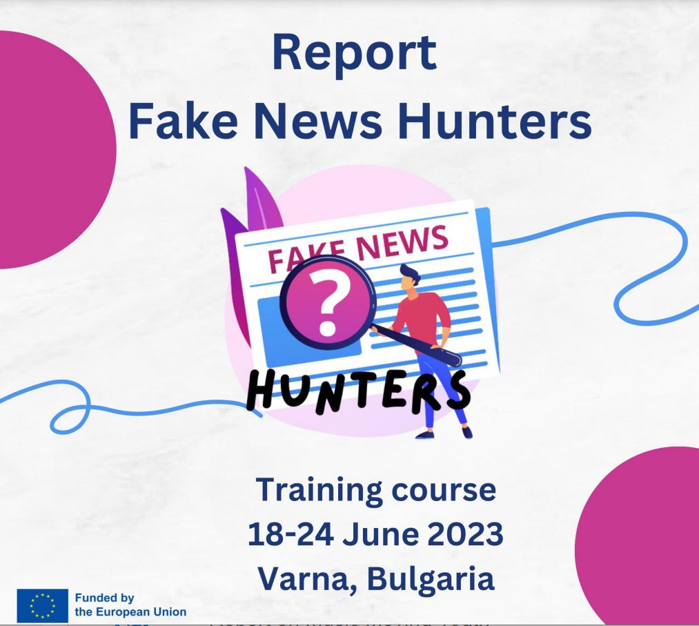 FoundationECE's tweet photo. We are happy to share our final report on the TC Fake News Hunters that took place in Varna between 18 and 24 June
https://t.co/bfpddawDf8

#ErasmusPlus #youth #workers #training https://t.co/AwHNDVntn9