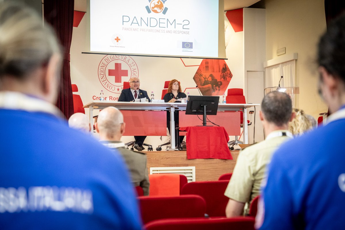 📌Al via questa mattina il workshop “Nuove sfide per la gestione delle emergenze pandemiche e cross-border” organizzato nell'ambito del progetto @PANDEM2H2020 di cui la #CroceRossaItaliana è partner.