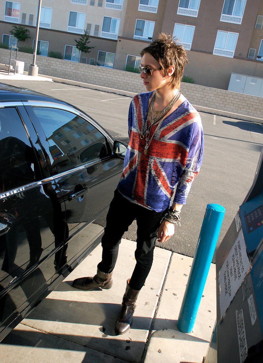 Gentleman in his punk rock era 

(jk at that time we all wore Union Jack. Would love to see Sebastian in punk clothes though)