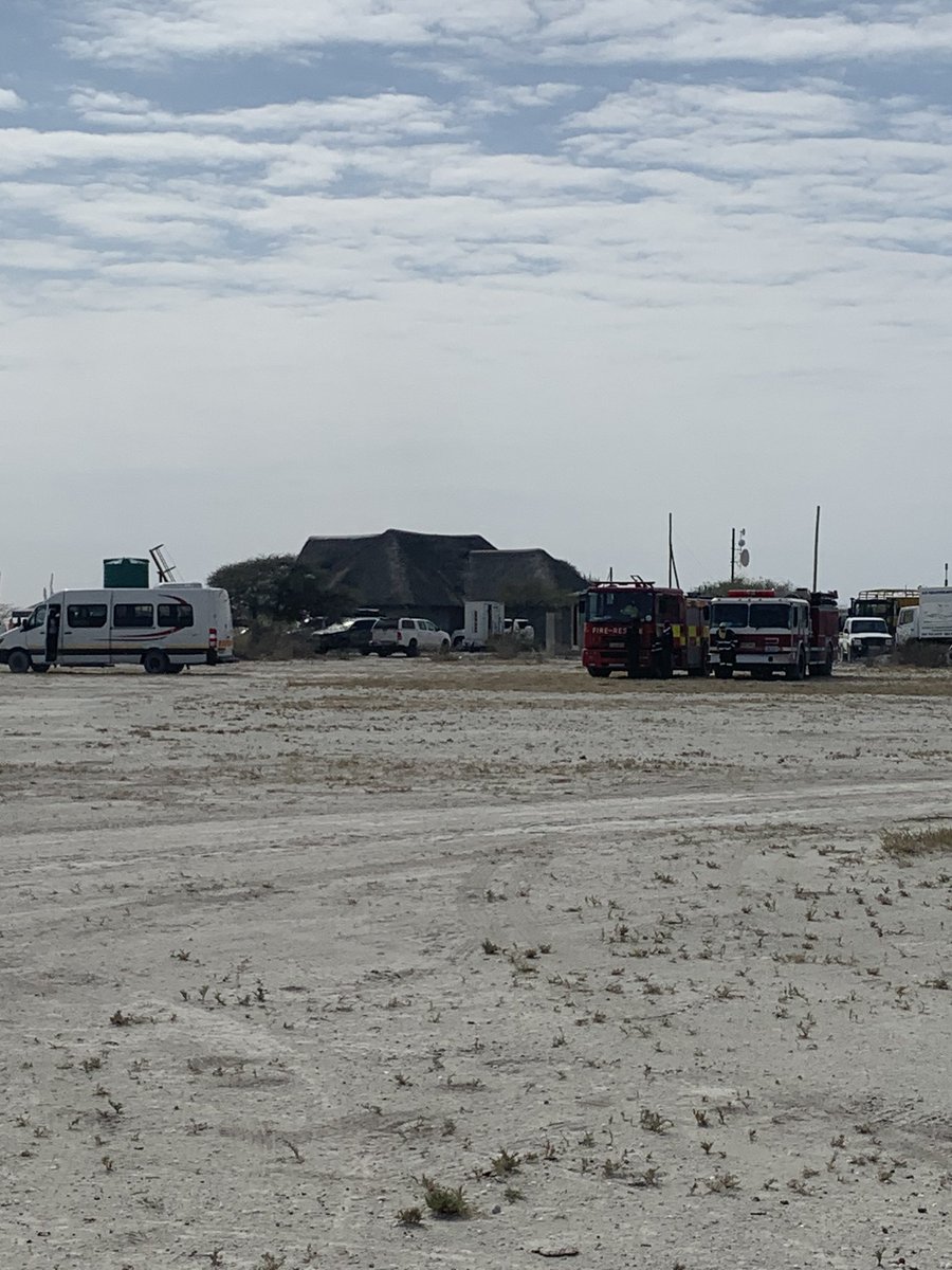 they have two fire trucks at Makgadikgadi Epic they don’t want no smoke 🤣🤣