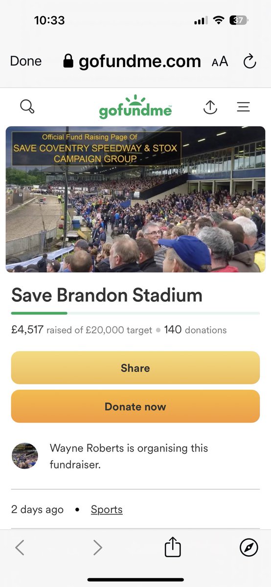 jeffdavies170's tweet photo. WOW. In little over 24 hours, our appeal has raised £4.5k, with an incredible contribution of £1,000 from Councillor Tony Gillias. 
Whilst you may be unable to donate a huge amount, every contribution, however small, will see the appeal creep up to the target. https://t.co/6P0TrNOwwt