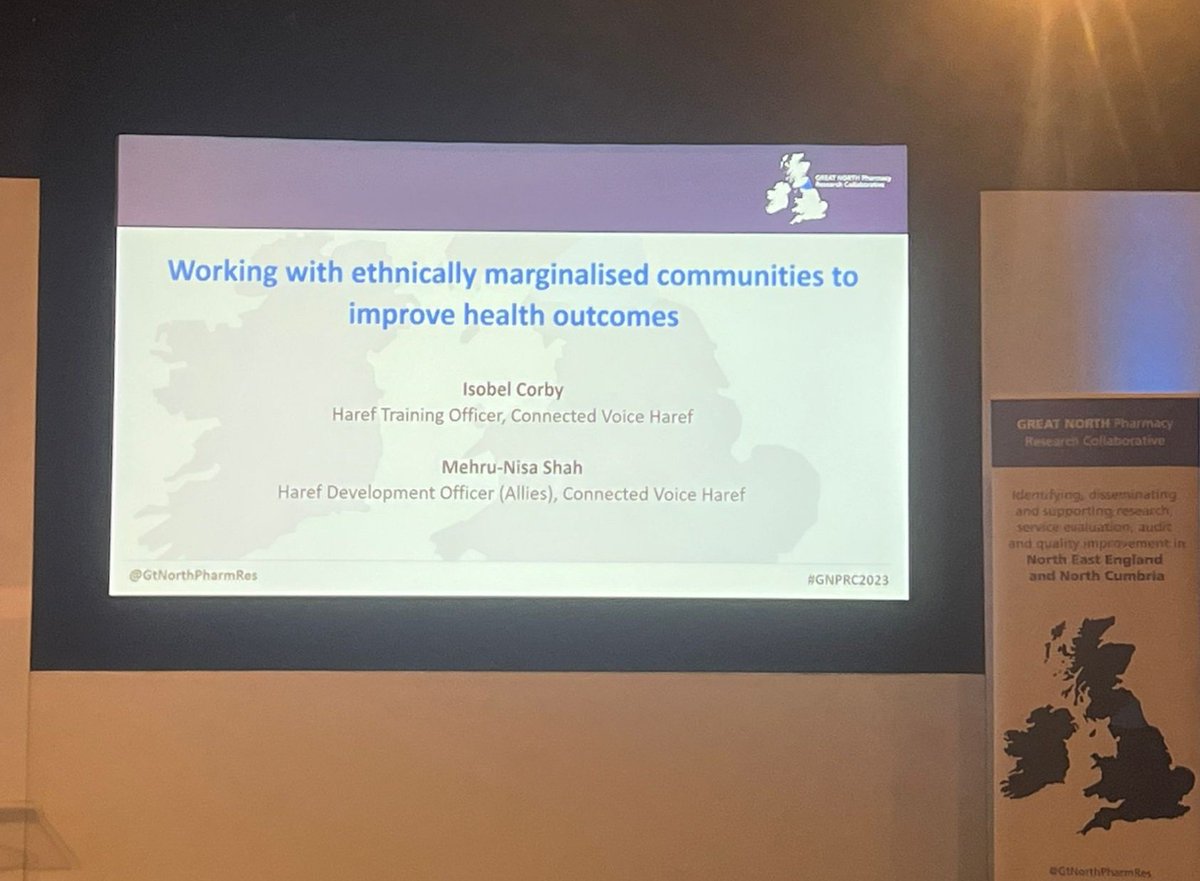 ConnectedVoice_'s tweet photo. #Haref are delighted to be delivering at the #HNPRC2023 Mind the Medicine Gap. The day will focus on #HealthInequalities https://t.co/Km1Ex5SRqv