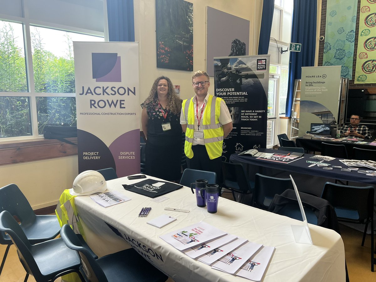 On Monday, Sandy Barnes and <a href="/HarryRippon/">Harry Rippon</a>, from our Project Delivery team, attended Ferndown Upper School to meet Year 10 students and talk to them about opportunities within the construction industry