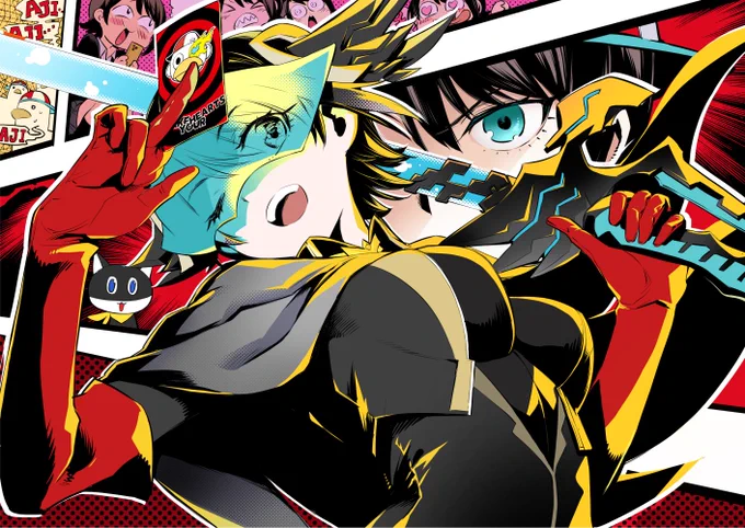 ペルソナ5Rを遊んでくれる嬉しさのあまり描いた 妄想怪盗衣装スバルちゃんの絵です  鳥、仮面…なるほど、ガッ○ャマンか!!となったけど ペルソナならフェザーマンベースでも良かったな?  虚無ガナ好きすぎる…シールにして携帯に貼りたい  #プロテインザスバル