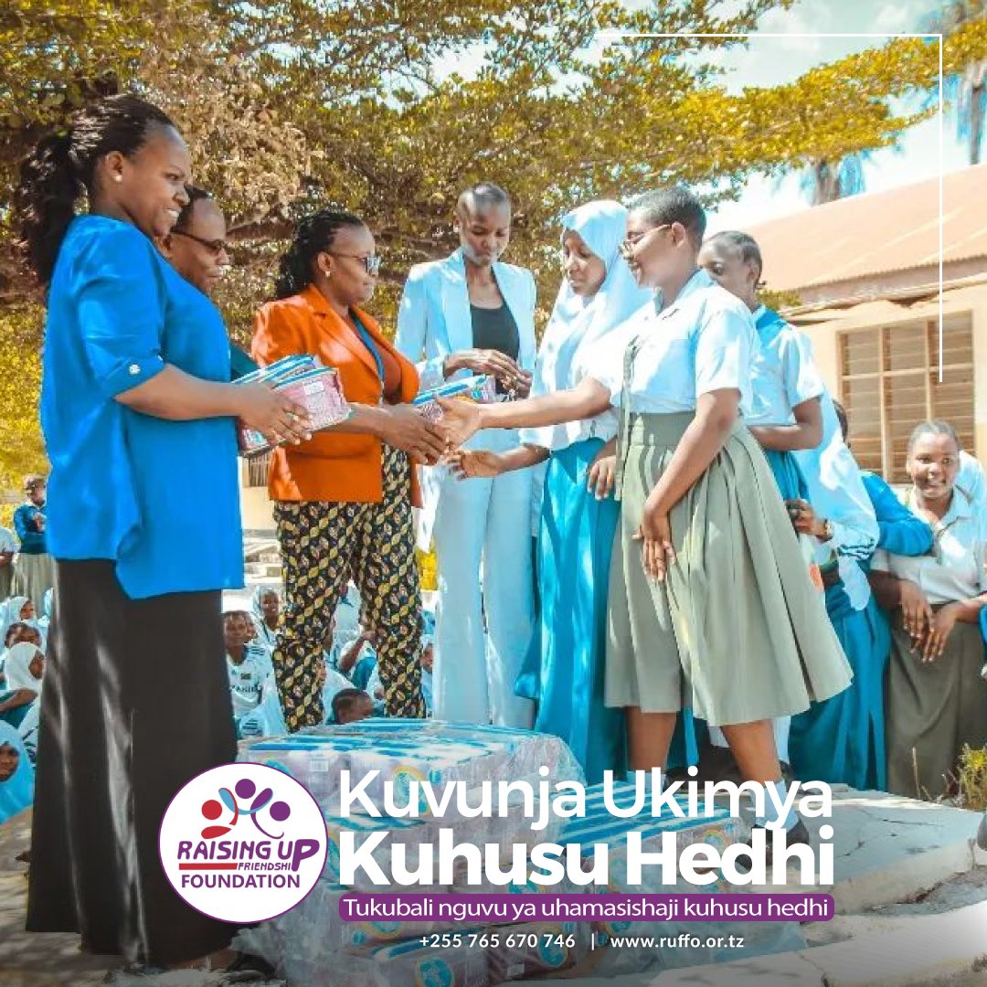 Kuvunja Ukimya : Kuwawezesha Wanawake kupitia Uhamasishaji kuhusu Hedhi (Breaking the Taboo: Empowering Women through Menstruation Awareness)

Ni wakati wa kuvunja unyanyapaa, kuelimishana, na kuwawezesha wanawake na tuadhimishe nguvu, uimara, na uzuri ambao hedhi inawakilisha.