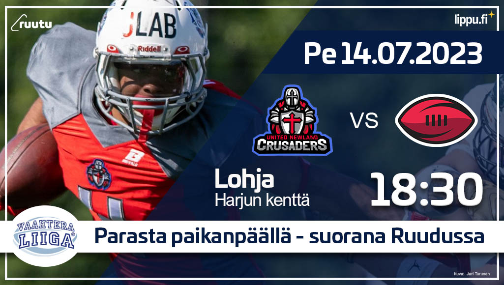 Vaahteraliiga (@vaahteraliiga) on Twitter photo Vahvistunut <a href="/KuopioSteelers/">Kuopio Steelers</a> matkustaa perjantaina hyvĂ€vireisen <a href="/UNCcrusaders/">UNC Crusaders</a> vieraaksi. Muuttaako paluun tekevĂ€ Le'Anthony Reasnover Steelersin peli-ilmettĂ€ vai onnistuuko lohjalaiset horjuttamaan jĂ€lleen kuopiolaisten itseluottamusta? 18:30 Liput lippu.fi đ Vahvistunut <a href="/KuopioSteelers/">Kuopio Steelers</a> matkustaa perjantaina hyvĂ€vireisen <a href="/UNCcrusaders/">UNC Crusaders</a> vieraaksi. Muuttaako paluun tekevĂ€ Le'Anthony Reasnover Steelersin peli-ilmettĂ€ vai onnistuuko lohjalaiset horjuttamaan jĂ€lleen kuopiolaisten itseluottamusta? 18:30 Liput lippu.fi đ