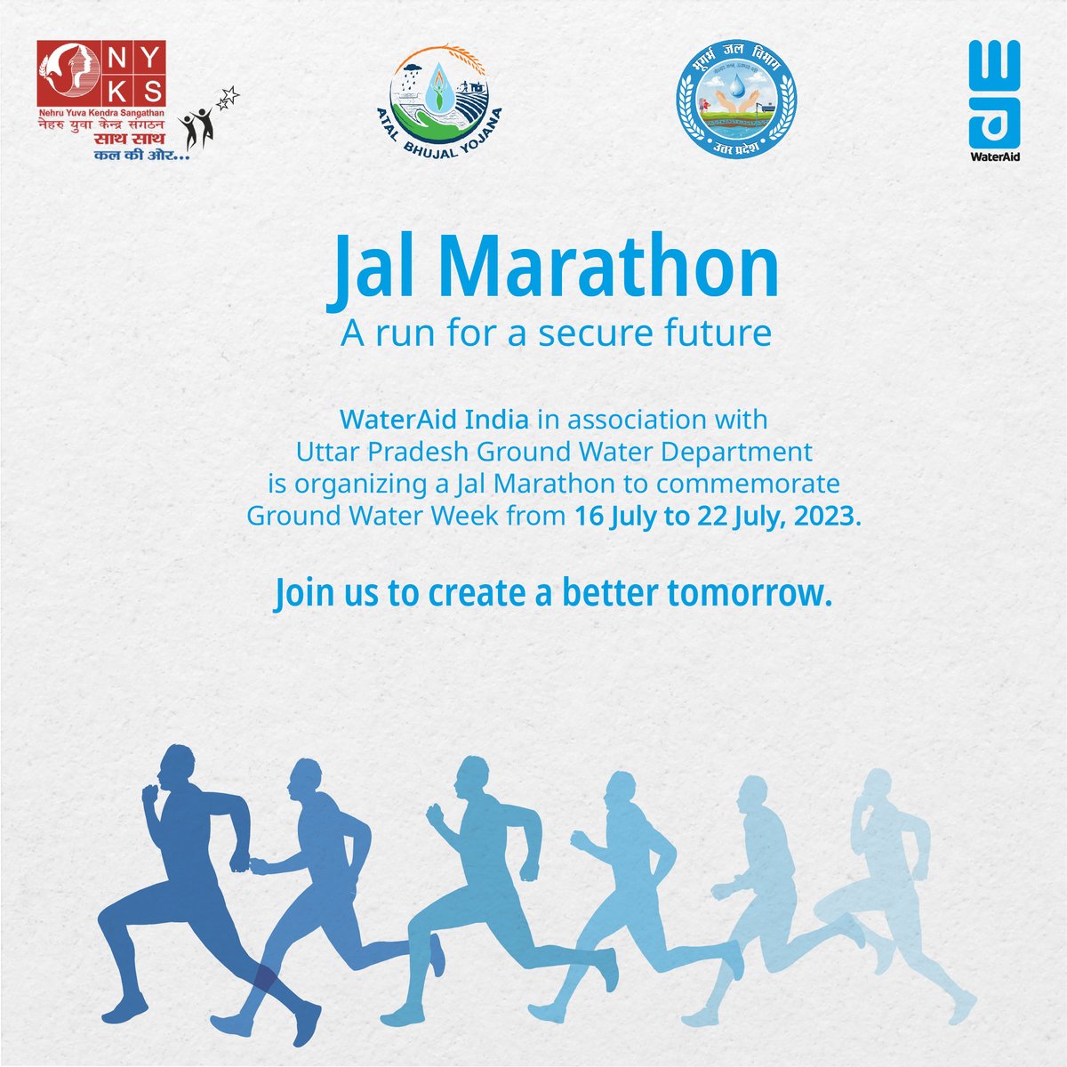 WaterAid India on Twitter "It’s time to run for a better future