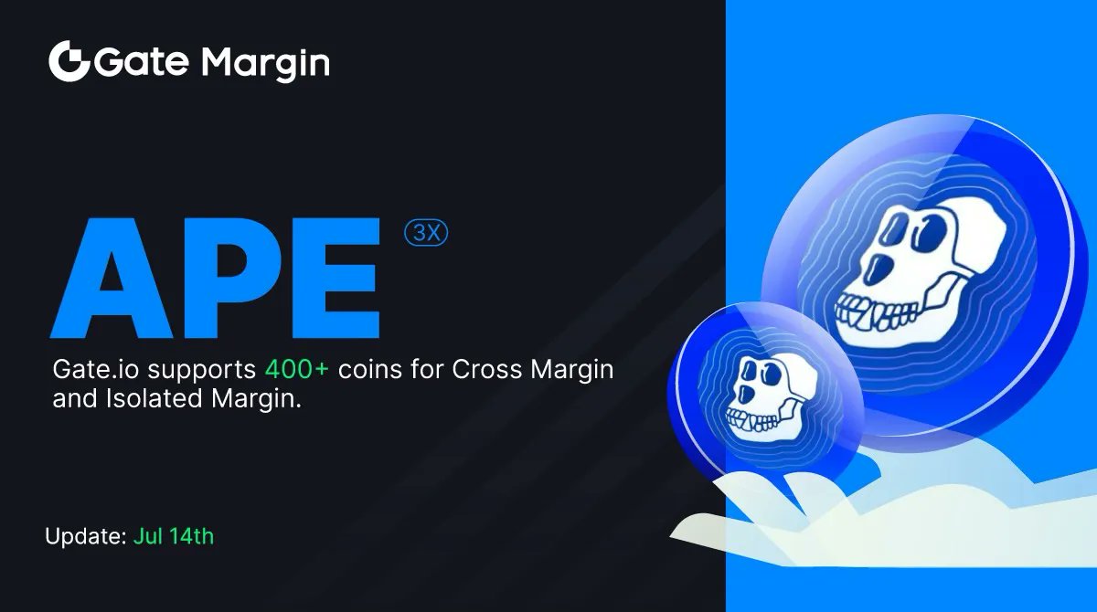Borrowable Asset #APE 💀 

Trade Now: go.gate.io/w/3rjQGYiY

<a href="/apecoin/">ApeCoin</a> serves as a utility token in its ecosystem, promoting unified spending, access to exclusive content, and participant incentivization!

🎁 Join our Learn for Free - $1000 #Giveaway
gleam.io/kRTrF/learn-fo…