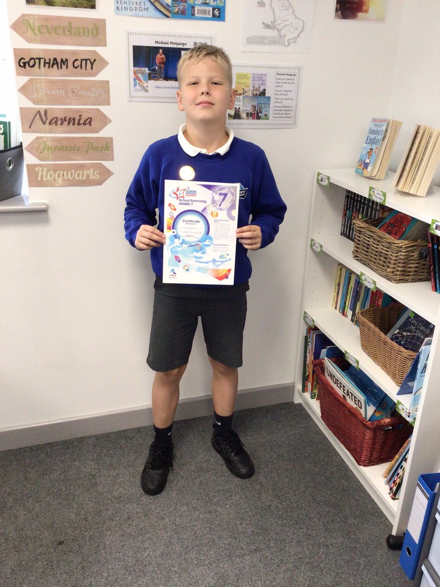OABroadoak's tweet image. Congratulations to Lukass in #5MH on achieving his school swimming award 7 and 8  #Y5 #Proud