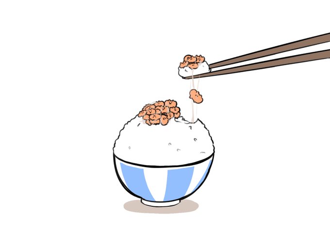 「箸 茶碗」のTwitter画像/イラスト(新着)｜3ページ目