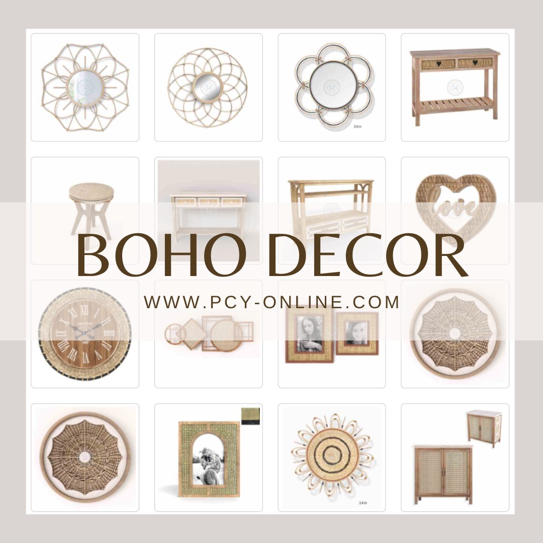 Discover stunning boho decor that's perfect for coastal living. Our showroom features a wide variety of options for you to choose from. Don't wait – register for a visit today!

#wholesalehomedecor #interior #furniture  #wallclocks #mirror #wholesaler #b2b #b2bevents #onlineexpo