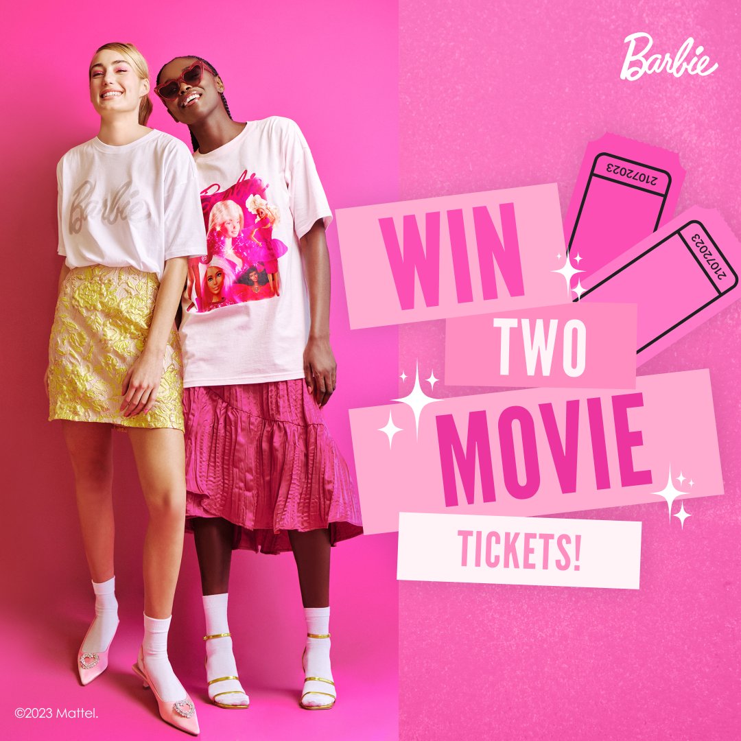 Hey Barbies💖 Tag your bestie in the comments for a chance to win 2 x movie tickets🎟️ Enter as many times as you want on IG, FB & Twitter🤪 The 4 winners on each platform will be announced 21 July. T’s & C’s apply. #mrprice #mrprice #barbiemovie