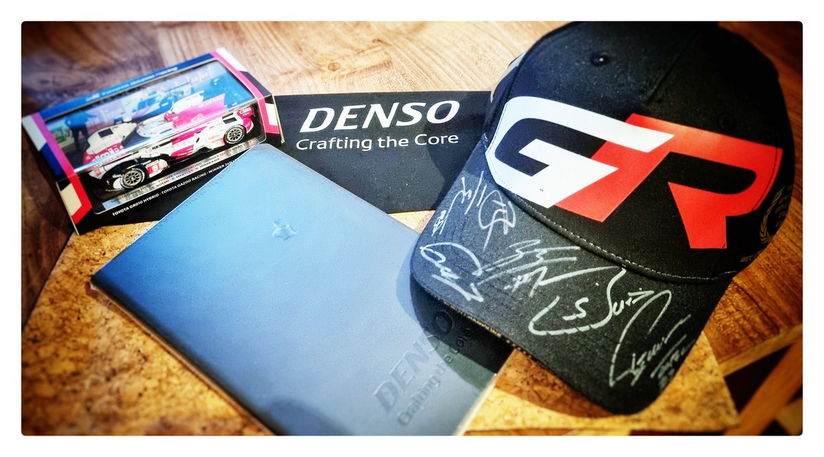 My morning surprise! Big thank you to @TGR_WEC @en_toyota @densoeurope for the #ToyotaGazooRacing #WEC fan gifts! They'll be displayed up with my Toyota Racing WEC poster!