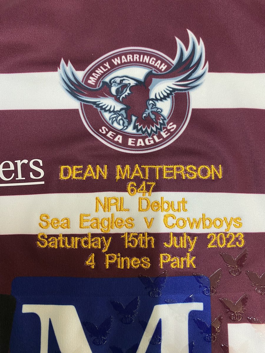 EmbroidandBrand's tweet photo. @SeaEagles Congratulations Dean, hard work will always prevails, enjoy what is sure to be an enormous day https://t.co/6C0sOrY74X