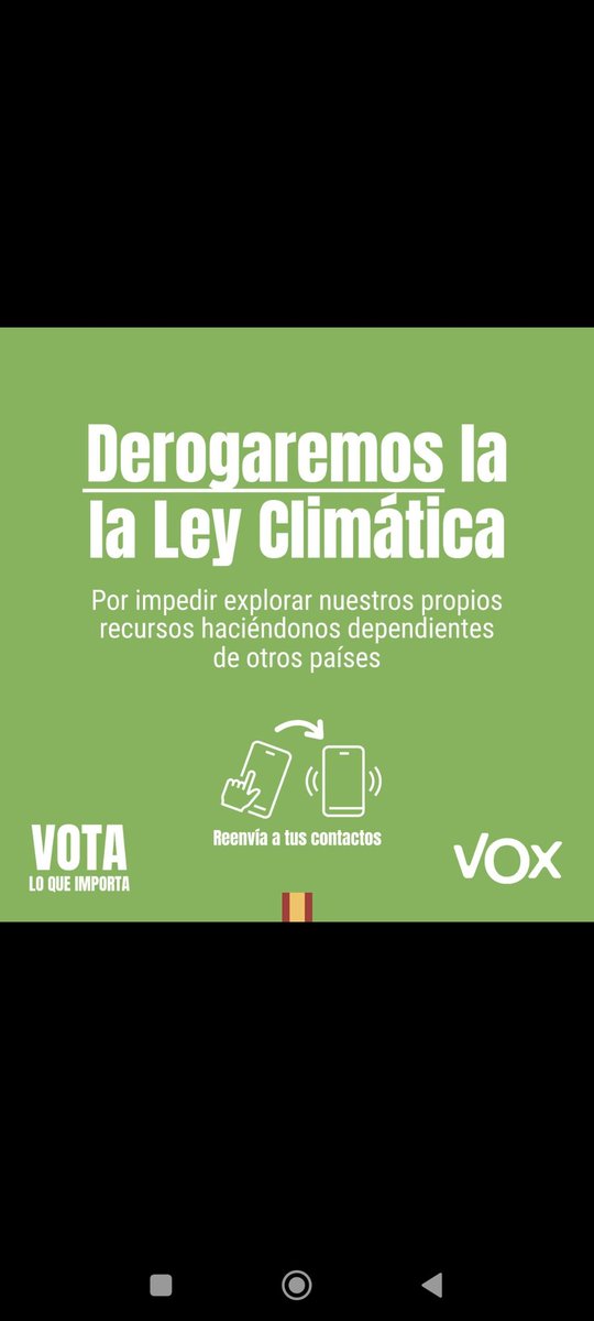 tekotekonegro's tweet photo. Fuerza vox.. https://t.co/WVd4d3T6pv