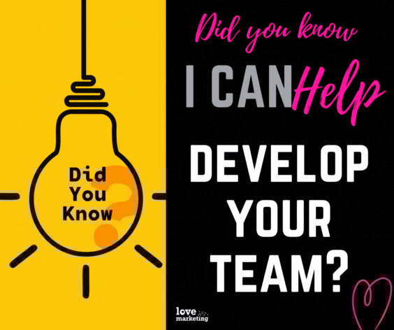 Did you know I work with lots of companies helping mentor their marketing team? It brings fresh ideas and a new perspective. So, what are you waiting for....All you need is LOVE 💖
#LoveMarketing
#AllYouNeedIsLove