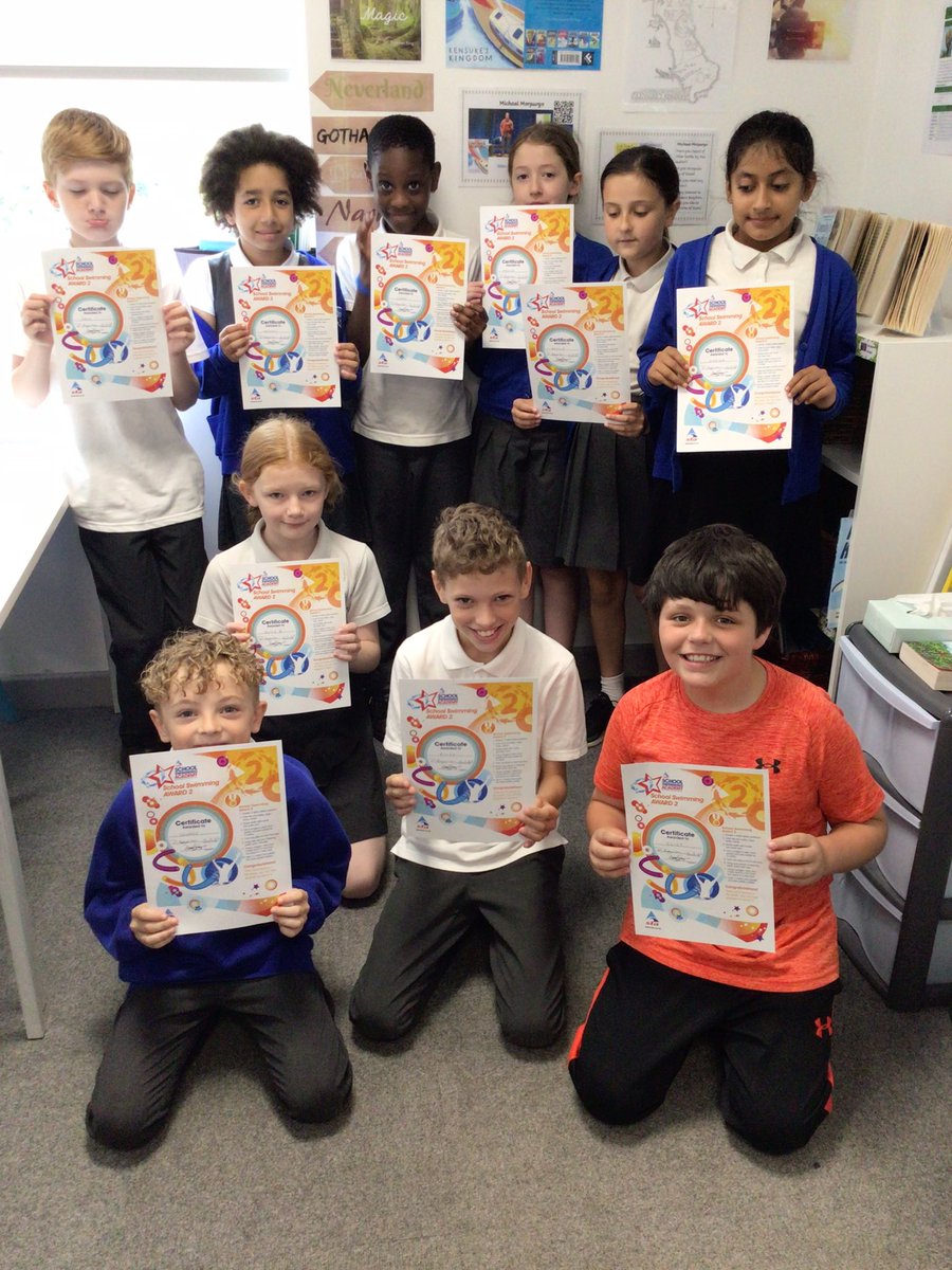 OABroadoak's tweet image. Congratulations to Jack, Artemis, Isaac, Freya, Amelia, Madina, George,Alice, Riley and Eliot in #5MH on achieving their school swimming award 2  #Y5 #Proud