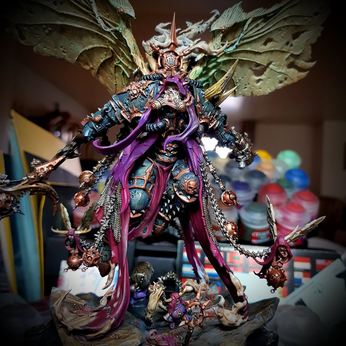 Bolt_Metro's tweet photo. MORTI 
#WarhammerCommunity #paintingwarhammer #Warhammer #deathguard @AdRidiculous https://t.co/DWC69WuTee