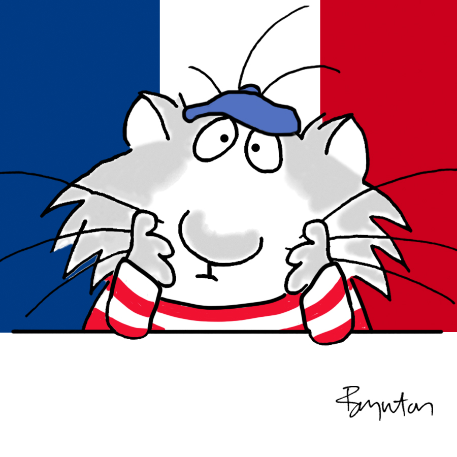 SandyBoynton's tweet photo. Ever have one of those days when you're just not in the mood for storming the Bastille? #14Juillet https://t.co/p5Jyf7feoS