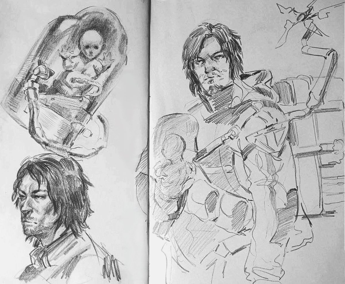 _mrshka_'s tweet photo. #DeathStranding #BridgeBaby #SamBridges https://t.co/14EmJMmqBH