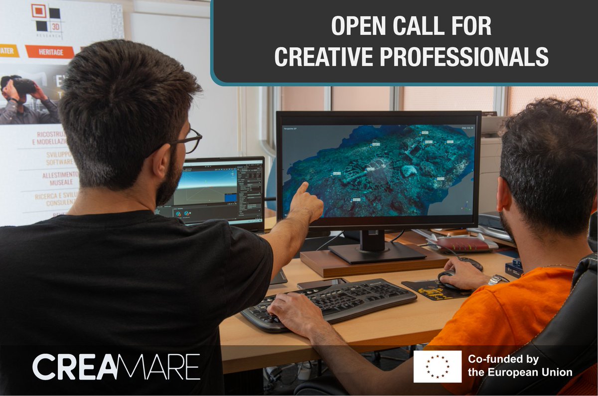 creamareproject's tweet photo. Tomorrow is the last day to submit your application! 📣
We are looking for three #unity #leveldesigners, two #3Dartists and one #sounddesigner. 💼
Don’t miss out to join #CREAMARE #EUProject, co-create a #seriousgame, and receive a € 5000 award!✨
Info: https://t.co/04rQTrqj6n📌 https://t.co/jApCtp9Lgd