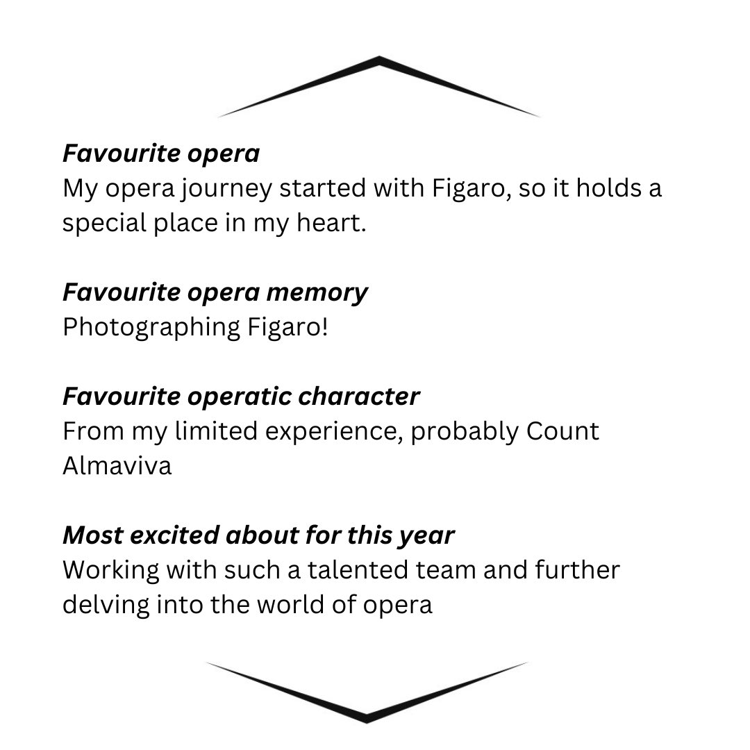 oxstudentopera's tweet image. Next on our introductions is our incredible marketing director, Niamh!!