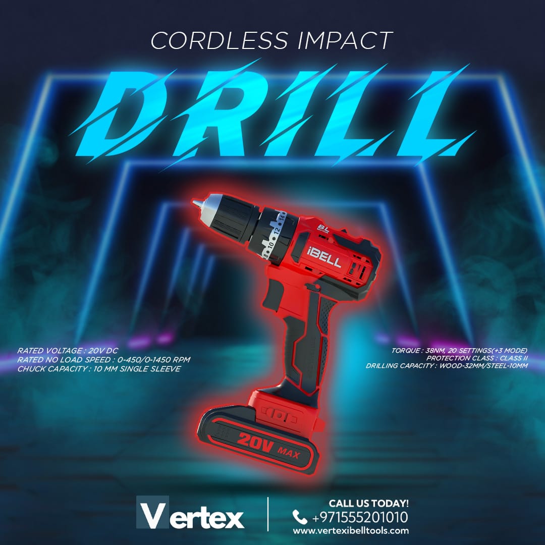 Ibellpowertools's tweet photo. The Impact Driver Drill is a powerful and versatile tool designed to provide efficient and precise drilling and fastening capabilities.
Visit our website : https://t.co/JD24ETAoEC
Contact us on : +971 555201010
#ibell #ibelltools #smarttools #technology #tools #equipments https://t.co/4f9Dipno6b