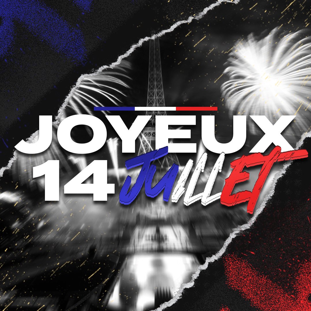 Bonne Fête Nationale. 💙🤍❤️

Happy Bastille Day. 💙🤍❤️

#14juillet2023