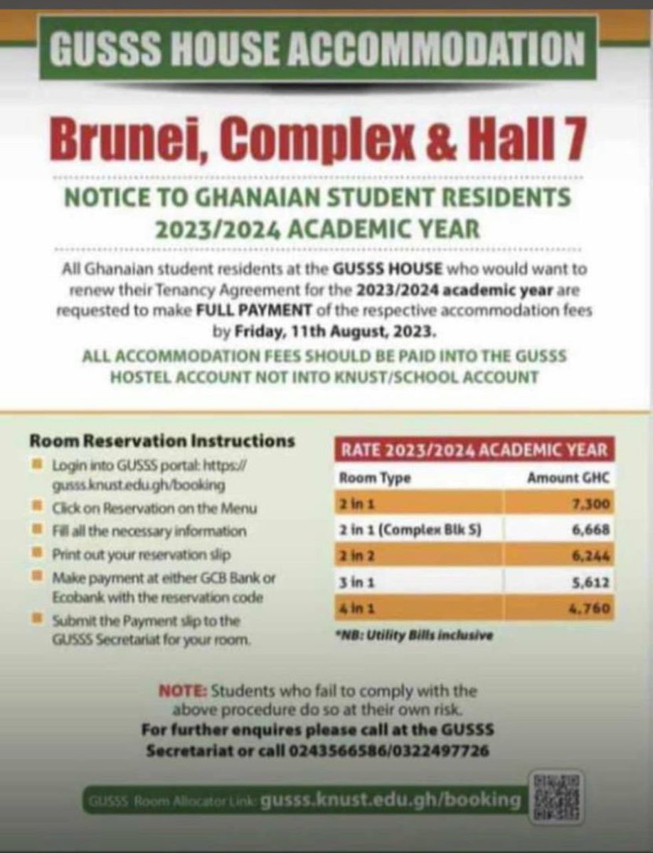 I_am_Elorm8's tweet photo. The cost of staying at school-owned hostels has increased yet again this year. Why are the students being treated this way? What do you anticipate private owners to do if management is demanding this? Education is currently only available to the wealthy. SMH 🤦‍♂️ https://t.co/cmjVqm5xmN