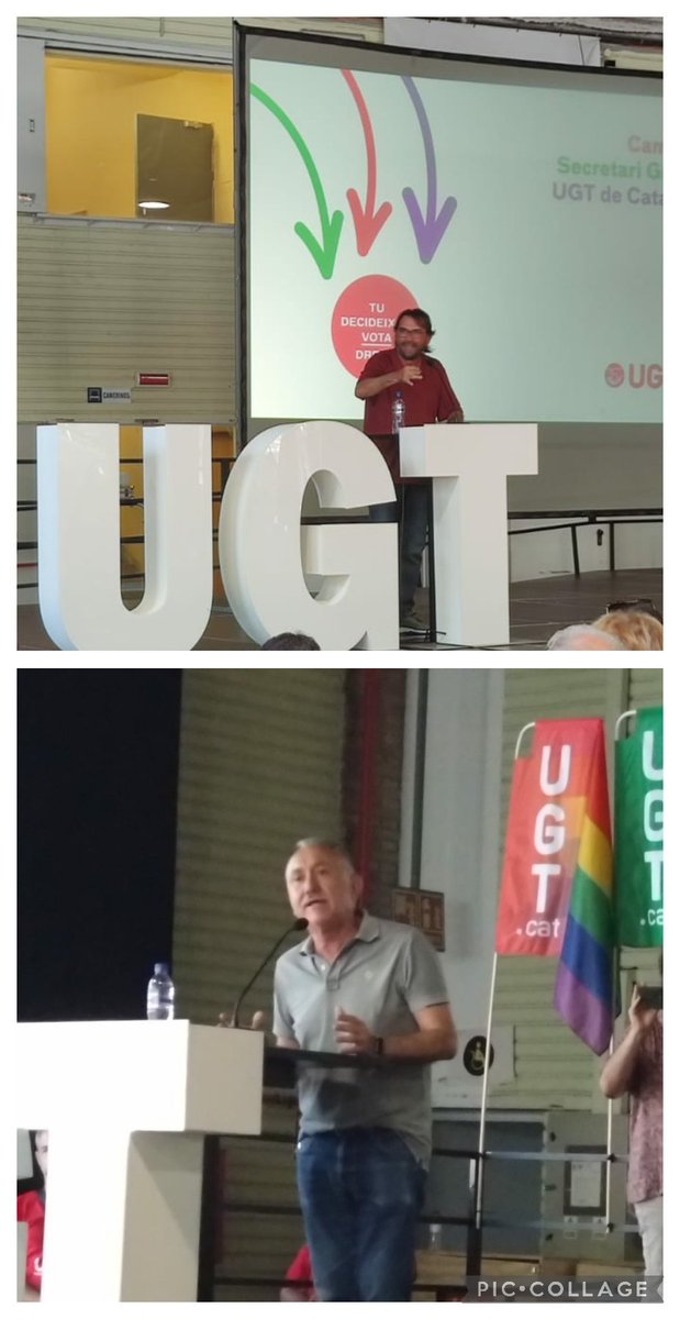 Fespbaix's tweet photo. A l'Assemblea de delegats/des de la @ugtcatalunya . El proper 23 de juliol tu decideixes: Vota drets!! #PerTotes #PerTots #Essencials #Enshojuguemtot #Votadretsugt https://t.co/SNtA4uiJah