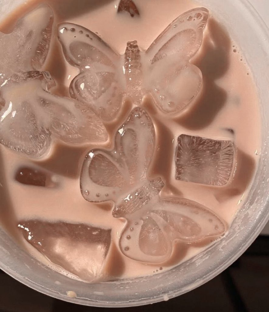 butterfly shaped ice