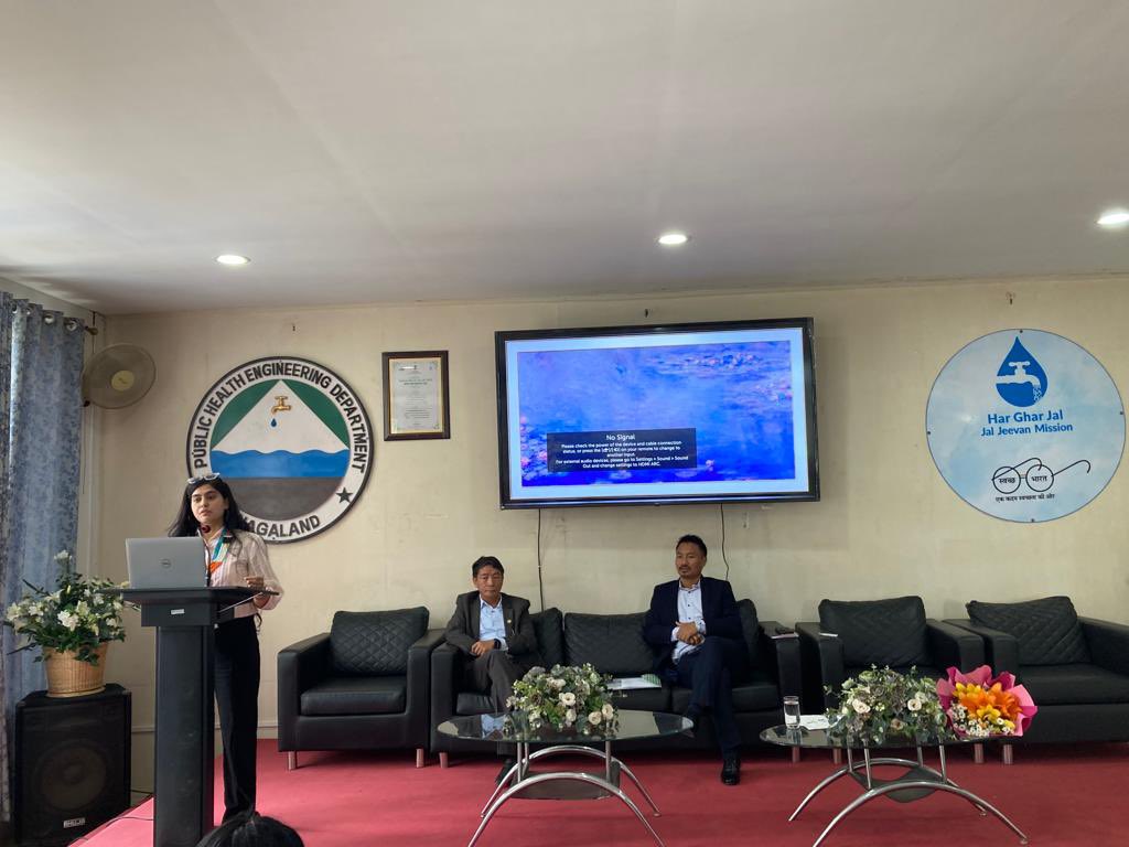 NagalandSbmg's tweet photo. Swachh Survekshan Grameen 2023 State Level Workshop held at PHED Directorate organized by WSSO, PHED Nagaland. Resource person: Smti. Rupali Mishra, Research Manager: Ipsos https://t.co/LIxbhRoa11
