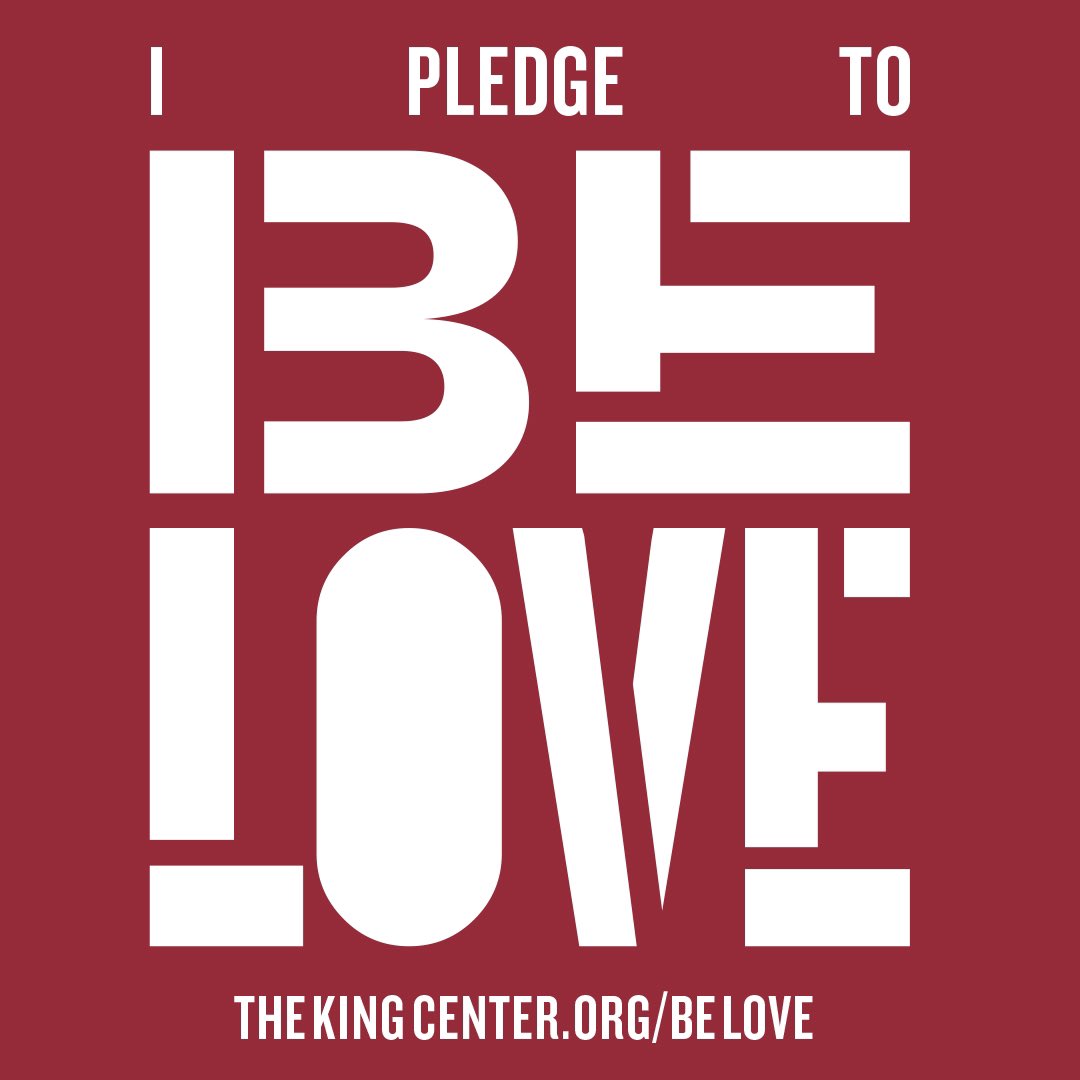 I took @TheKingCenter #BeLove pledge. I encourage you to take it to: thekingcenter.org/belove
#BeLove #BeLoveDay