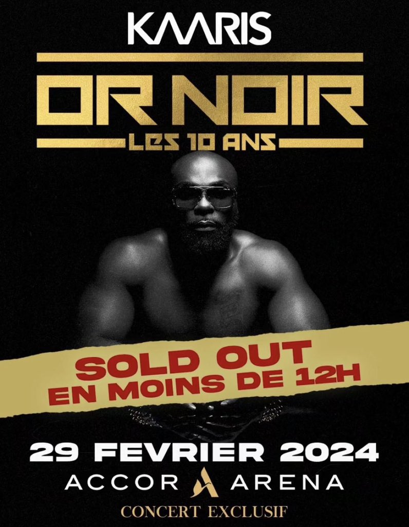 midiminuit__'s tweet photo. LE CONCERT DE KAARIS À L’ACCOR ARENA EST DÉJÀ COMPLET ! 🥶

ÇA VA ÊTRE HISTORIQUE… 🤯 https://t.co/zVH0H5SGGa