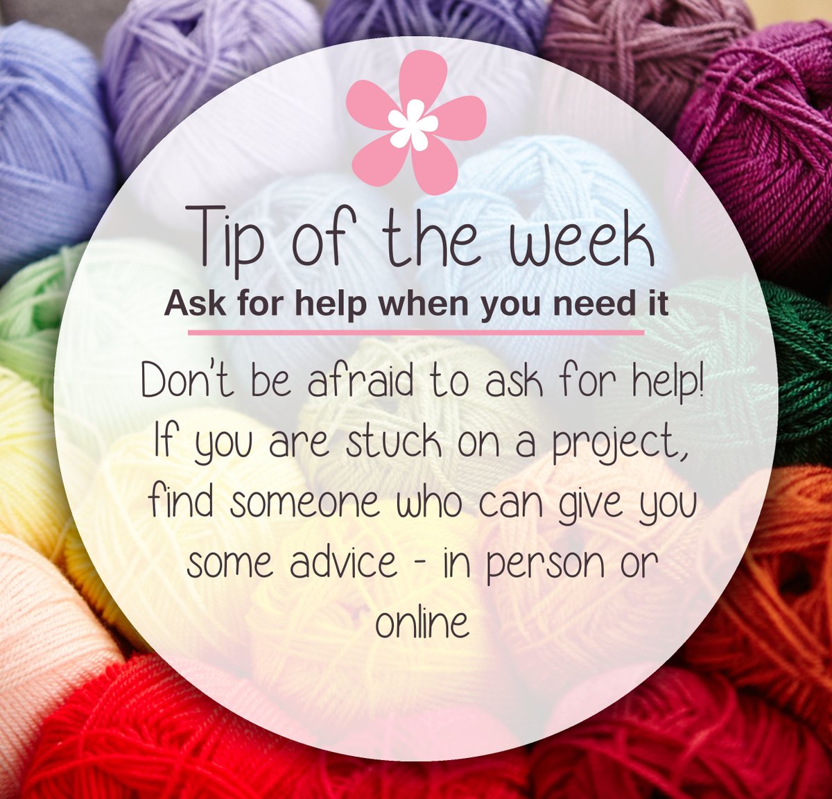 Other knitters and crocheters are generally very helpful