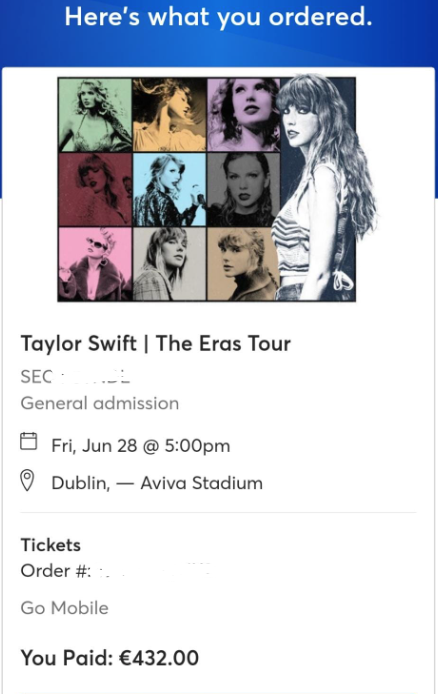 Jaysus..€432  for  2 STANDING TICKETS... Is Taylor Swift managed by Noel Kelly?? (asking for a friend) #RTEGATE  #TSdublin #TaylorSwift