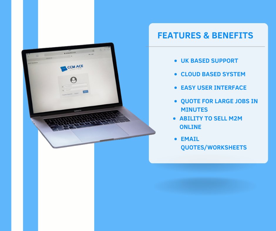 💡Take a look at some of the key features &amp; benefits of the ACE Online system.

📑 We still have slots available next week for a free online demonstration.

🤳Call the team today on 0161 766 4686 or send us an email to enquiries@ccmace.co.uk