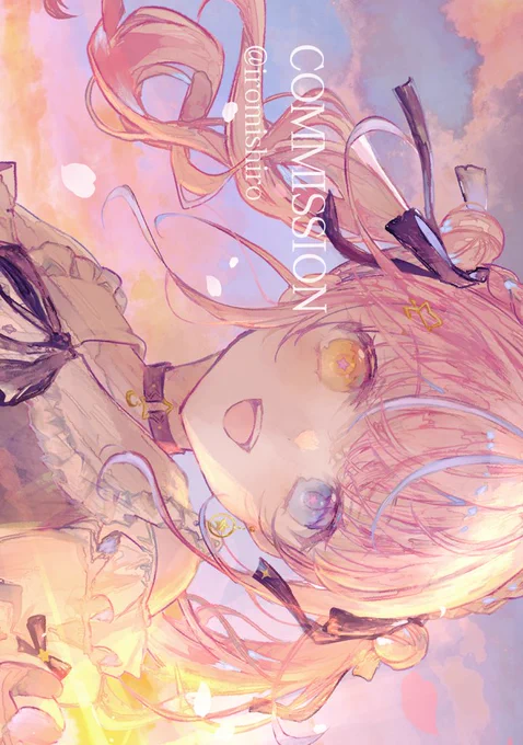 お顔のアップも…VTuberさんを描かせていただきました!(#kurumizawamomo 様)おまけでミニキャラも付けております～!リクエストありがとうございました! 