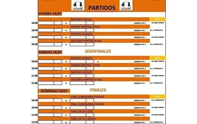 Santa María PoloClub (@santamariapoloc) on Twitter photo Hoy comienza el torneo <a href="/ChukkerApp/">ChukkerApp</a> que se prolongará hasta el domingo 16 de julio en las instalaciones de Puente de Hierro. 🐎
🗓️ viernes 14 a partir de las 18:00h
🗓️ sábado 15 a partir de las 10:00h
🗓️ domingo 16 a partir de las 10:00h
<a href="/iridikepolo/">Iridike Polo</a> Hoy comienza el torneo <a href="/ChukkerApp/">ChukkerApp</a> que se prolongará hasta el domingo 16 de julio en las instalaciones de Puente de Hierro. 🐎
🗓️ viernes 14 a partir de las 18:00h
🗓️ sábado 15 a partir de las 10:00h
🗓️ domingo 16 a partir de las 10:00h
<a href="/iridikepolo/">Iridike Polo</a>