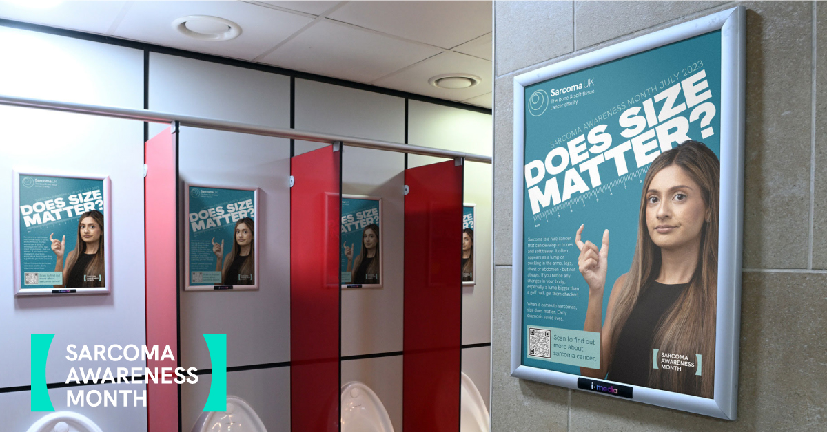 Sarcoma_UK's tweet photo. We've got to make more people aware of sarcoma.
These posters in service stations all over the UK will reach half a million people this month. 🇬🇧
🔘Tag us if you spot one!
#SarcomaAwarenessMonth #SarcomaIsCancer https://t.co/522bckSlAD
