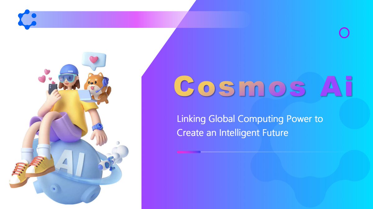 ircosmosai's tweet image. CosmosAI is a global AI computing power network for sharing and collaboration, founded by Qura in 2023. 
Let&apos;s look forward to the future of CosmosAI together!