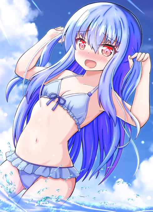 最近描いたお気に入りたち 全部水着であるw #作品をみてくださいあわよくばフォローしてください祭