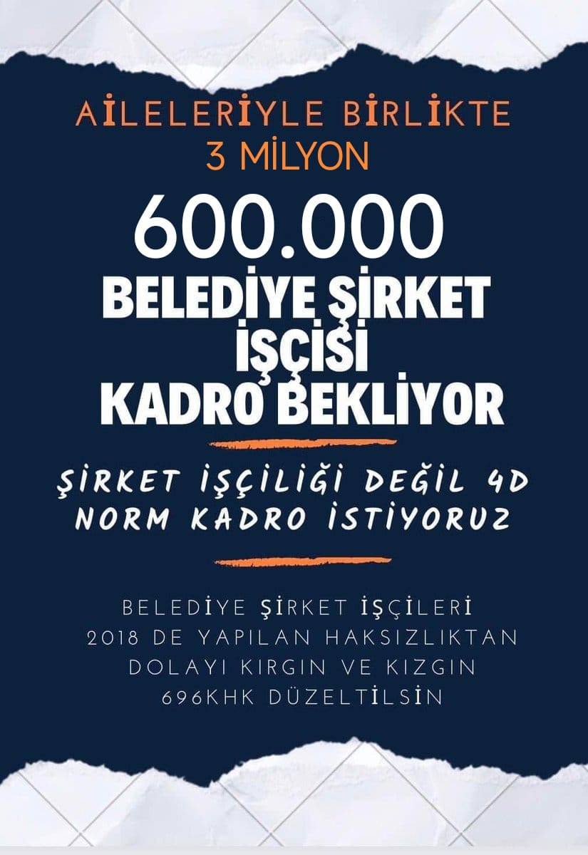 RecepBozan0202's tweet photo. Twitter gündem çalışmamız

⏰21:00

🗓️14 temmuz CUMA

TT çalışmamız olacaktır.

Belediye Şirket İşçileri

Tüm Belediye şirket işçilerini TT çalışmamıza Bekliyoruz.

Gündeme ses getirmek adına hep birlikte bu haklı mücadelemize destek verelim. https://t.co/Xh7FBhyFT7