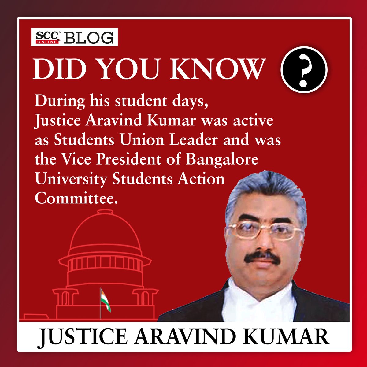 scconline_'s tweet image. Know Thy Judge | Supreme Court of India: Justice Aravind Kumar
by @X_tremeThinker
scconline.com/blog/post/2023…

#KnowThyJudge #supremecourtofindia #JusticeAravindKumar #GujaratHighCourt #karnatakahighcourt #supremecourtjudges #SupremeCourt #centralgovernment #indianconstitution #SCC