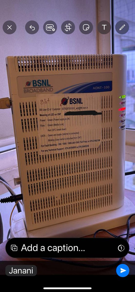 NTanjore's tweet photo. #bereavement #Besna @BSNL_GJ With profound regret i have to inform that my BSNL FIBRE has been in coma since 5th July 2023. BSNL is clueless! The last rites of the BSNL Fibre box will be performed on 15-07-2023 at 11.00 am by the Riverfront, Ahmedabad as per G. bell Traditions! https://t.co/sSolOsAC4K
