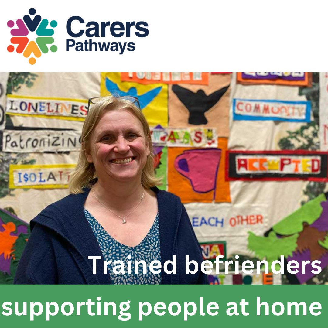 Carers Pathways (@carerspathways) on Twitter photo Did you know <a href="/Ealing_Carers/">Ealingcarers</a> provides trained volunteer befrienders able to spend time with people in their own homes, so their #carer can take a much needed break?
Contact us to find out more. Did you know <a href="/Ealing_Carers/">Ealingcarers</a> provides trained volunteer befrienders able to spend time with people in their own homes, so their #carer can take a much needed break?
Contact us to find out more.