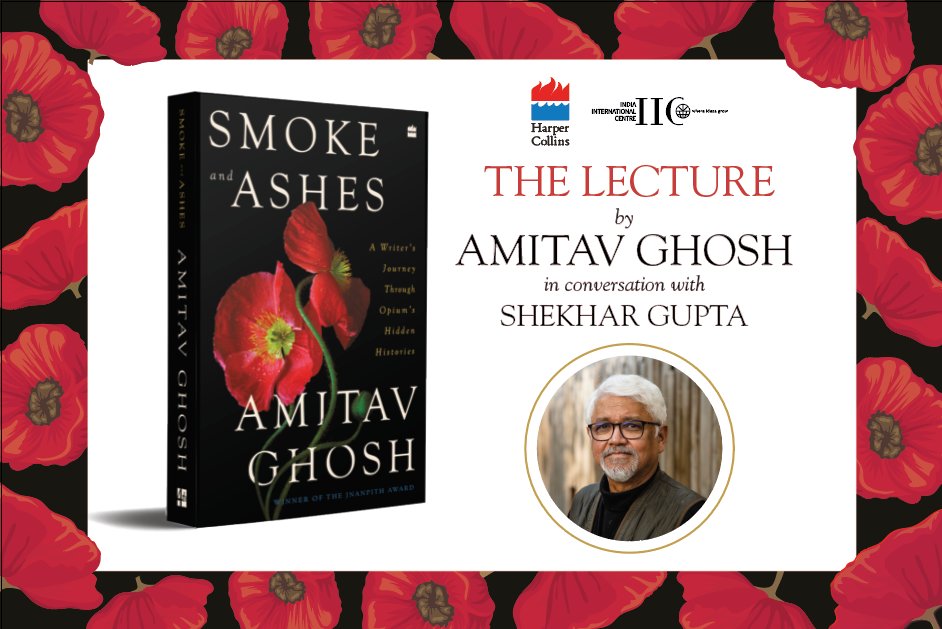Come one, come all! 

One of our most beloved writers <a href="/GhoshAmitav/">Amitav Ghosh</a> will talk about his new book *Smoke and Ashes*, followed by what promises to be a captivating conversation with the legendary <a href="/ShekharGupta/">Shekhar Gupta</a>.

Tomorrow, 15th July, 6 pm, at IIC, New Delhi.